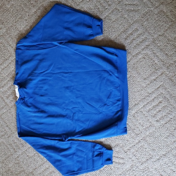 New Fleece- lined Blue Sweatshirt, Size XL - Picture 5 of 5